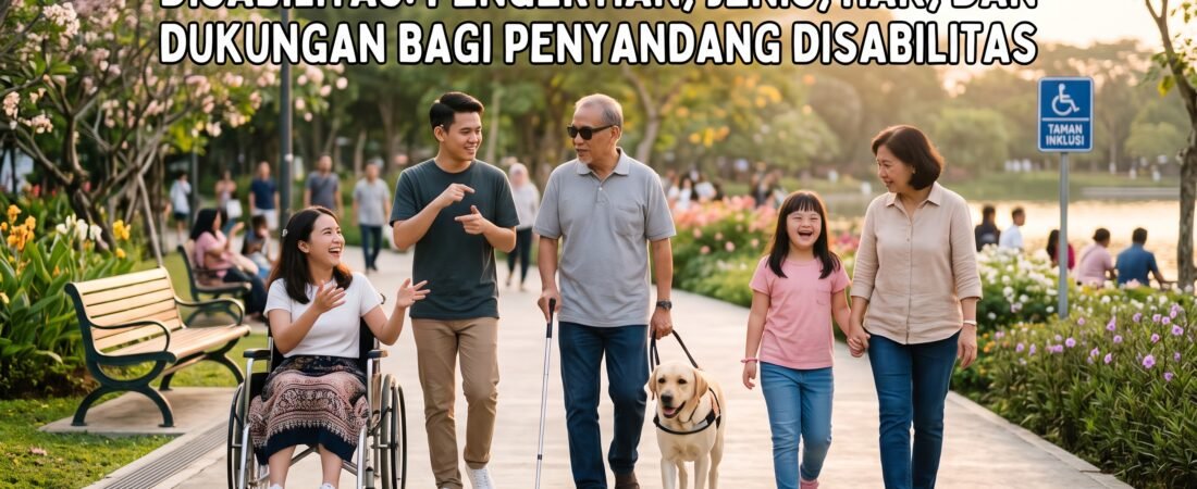 Pengertian, Jenis, Hak, dan Dukungan bagi Disabilitas